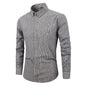 Men's Slim Fit Striped Shirt - Stylish Long Sleeved Design