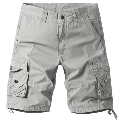 Men's Camouflage Work Shorts - Comfortable Loose Fit with Multi-pocket Design