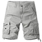 Men's Camouflage Work Shorts - Comfortable Loose Fit with Multi-pocket Design