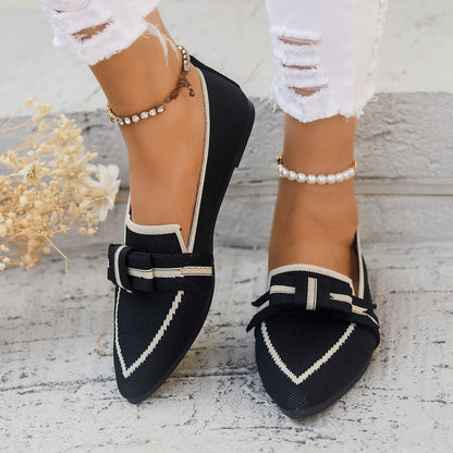 Bowknot Casual Shoes - Comfortable and Stylish Everyday Footwear