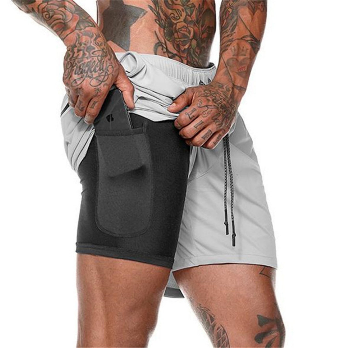 Running Straight Leg Light Board Shorts