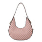 Casual Printed One Shoulder Crescent Bag - Western Style Underarm Bag