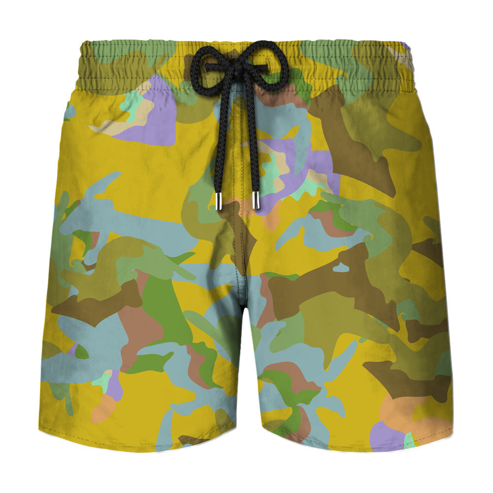 Summer Men's Printed Loose Shorts