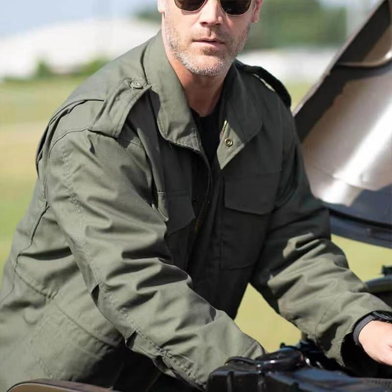 Men's Military Padded Coat - Fashionable Military Uniform for Men