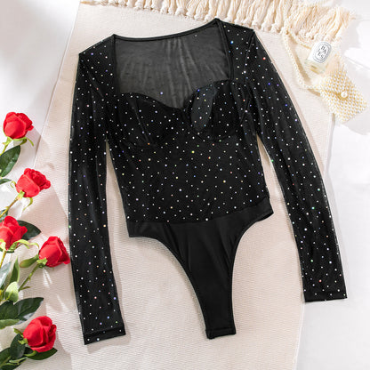 Cross-border Sequin Jumpsuit - Thin and Breathable Street Cloth