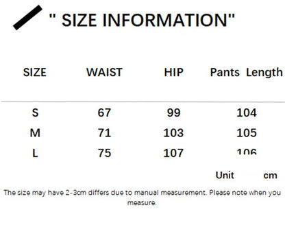 Casual Wide-leg Ripped Denim Pants High-waist Trousers