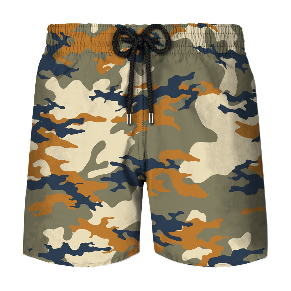 Summer Men's Printed Loose Shorts