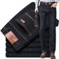 Thick Loose Straight Jeans for Men - Comfortable Fit and Stylish Design