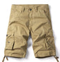Men's Camouflage Work Shorts - Comfortable Loose Fit with Multi-pocket Design