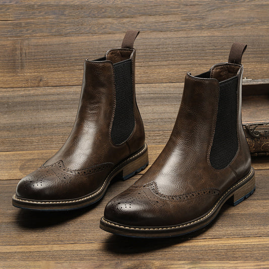 Men's Fashion Vintage Chelsea Boots for Men