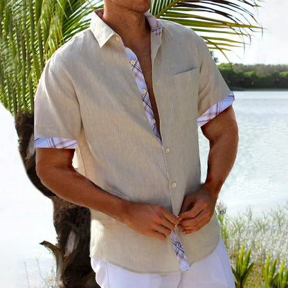 Hawaii Beach Shirt Short Sleeve for Vacation
