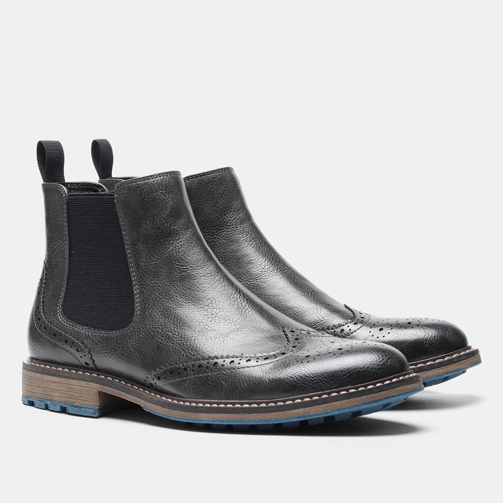 Men's Fashion Vintage Do-over Chelsea Boots