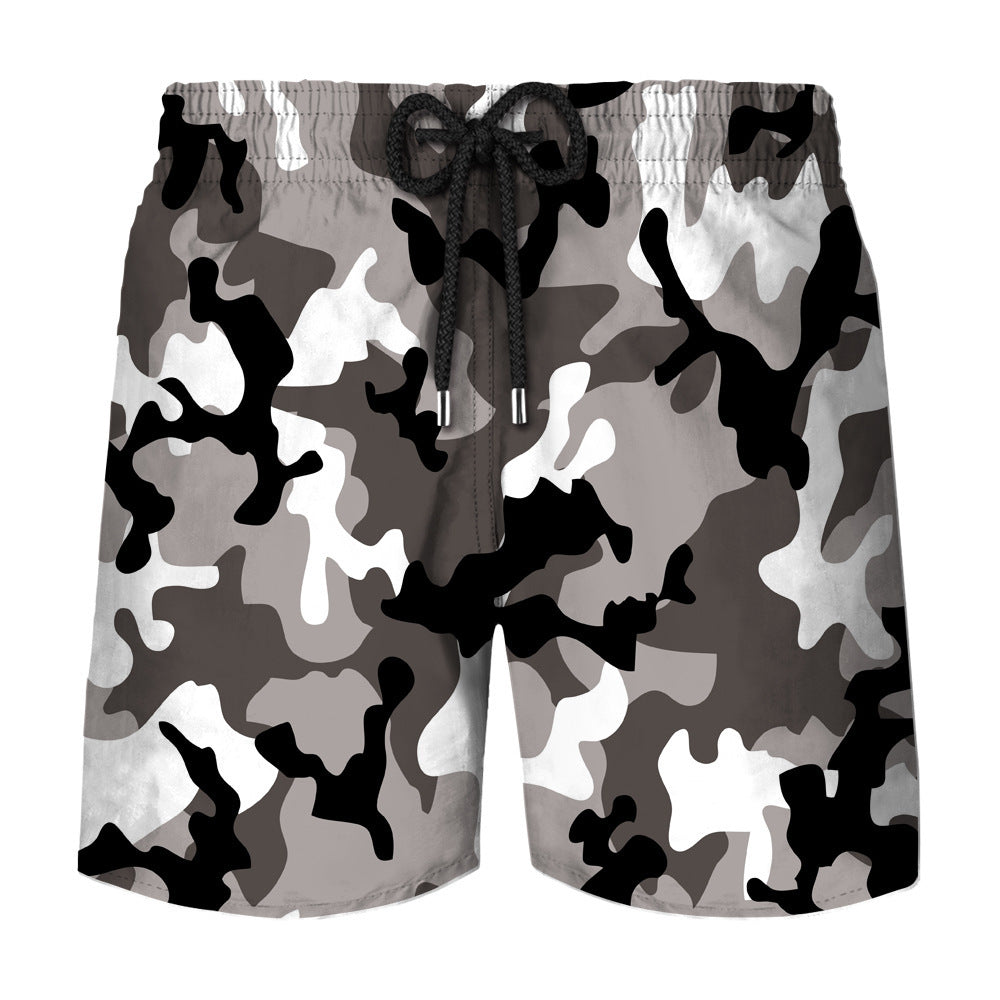 Summer Men's Printed Loose Shorts