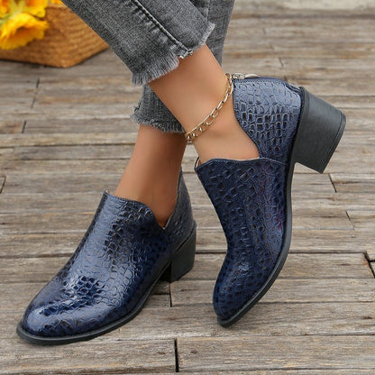 Later Zip Ankle Boots - Stylish and Versatile Footwear