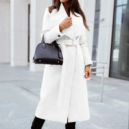 Long Sleeve Trench Coat - Stylish Fashionably Versatile Outerwear