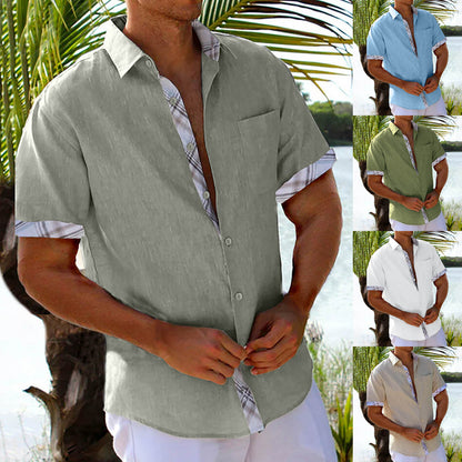 Hawaii Beach Shirt Short Sleeve for Vacation