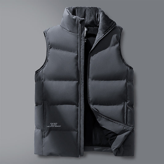 Warm Plus Size Men's Vest - Comfortable All-Season Waistcoat