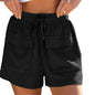 Summer Drawstring Shorts With Pockets for Women - Casual Sports Pants