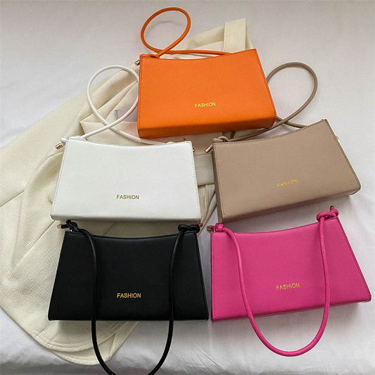 French Candy Color Women's Bag - Simple Shoulder Personality Underarm Bag