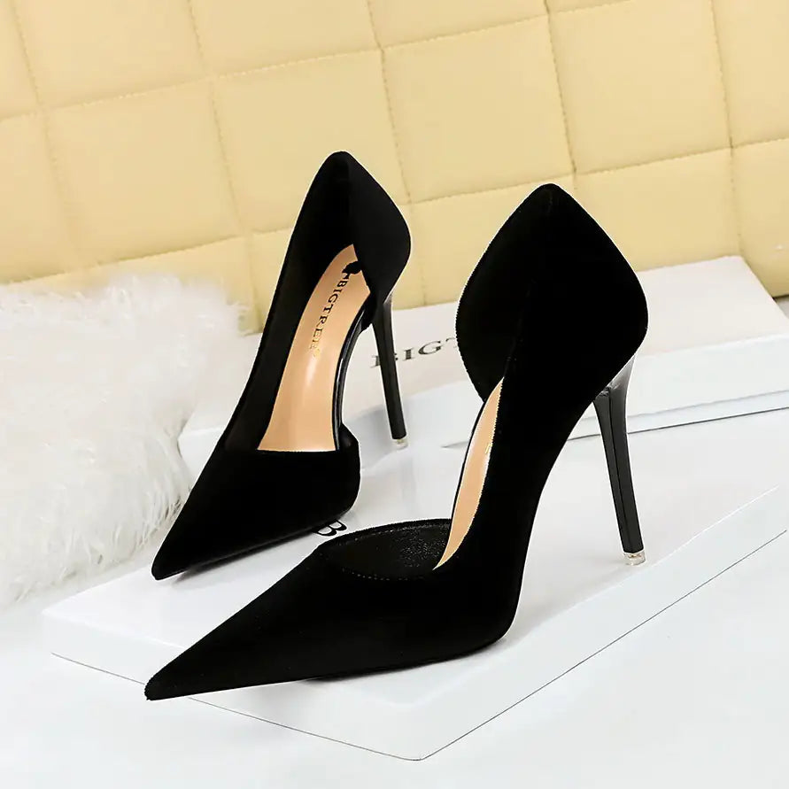 Fashion Banquet High-heeled Shoes With Stiletto Heel