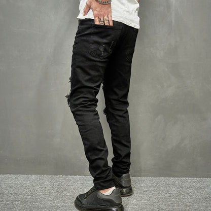 Men's Stretch Skinny Jeans - Casual Light Color Style