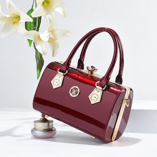 New Fashion Large Capacity Crossbody Bag for Women - Bright Portable One Shoulder Design