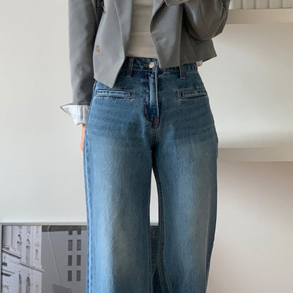 Retro High Waist Slimming Jeans for Women