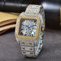 Women's Diamond Watch with Fashion Steel Strap