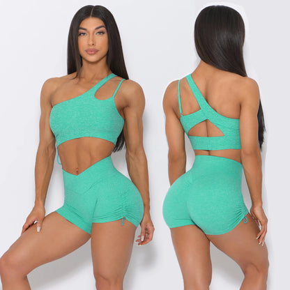 Sportswear Gym Fitness Suit - Bra and Shorts Set for Optimal Performance