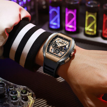 New Hollow Sports Waterproof Watch - Multifunctional Design