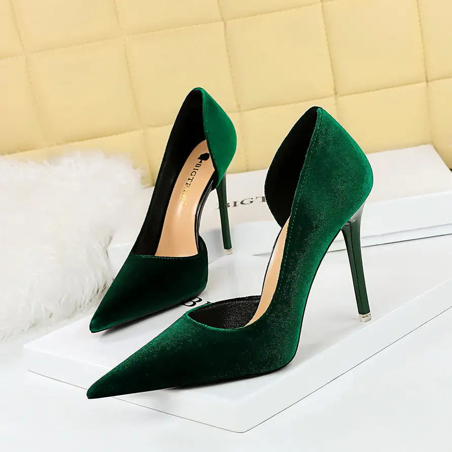 Fashion Banquet High-heeled Shoes With Stiletto Heel