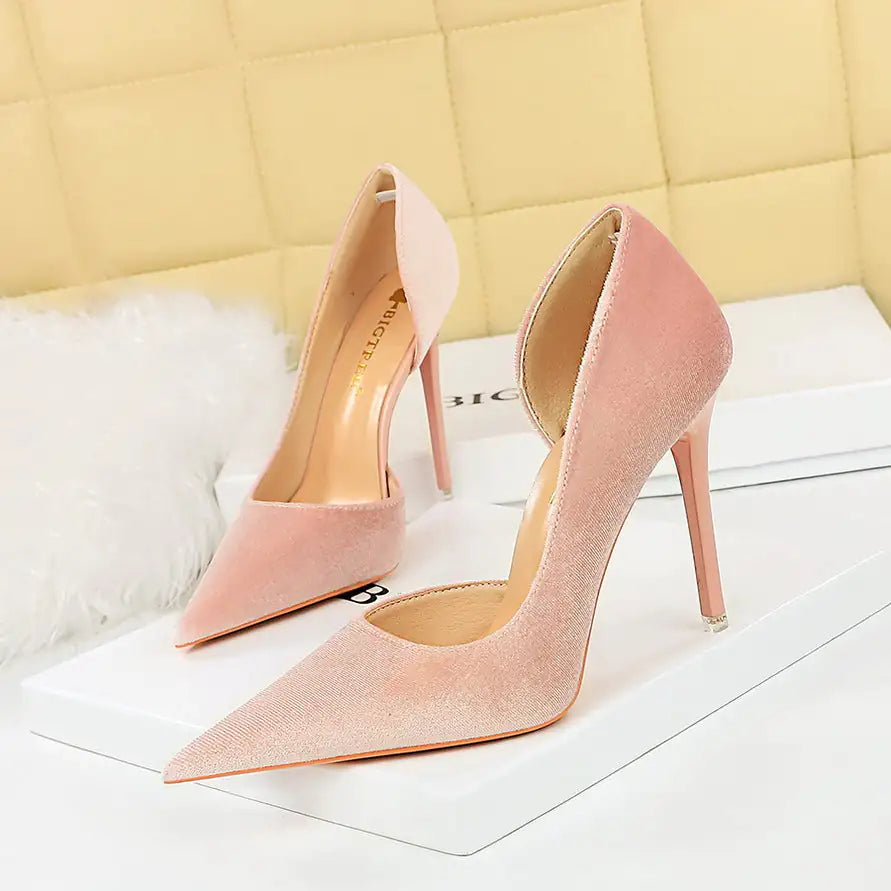 Fashion Banquet High-heeled Shoes With Stiletto Heel