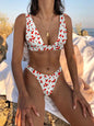 Fixed Triangle Bikini with Zip - Stylish and Comfortable Swimwear